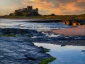 Bamburgh-Castle-Sunset